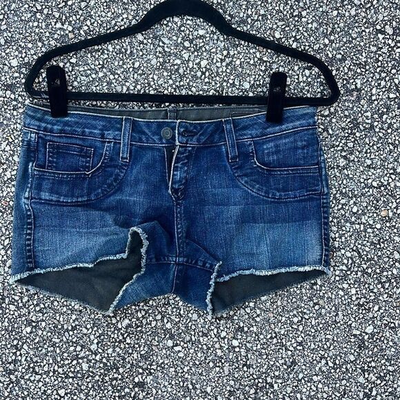 Reversible Jean Shorts - Dark Jean Shorts - Size 27 - Excellent Condition - Picture 1 of 6